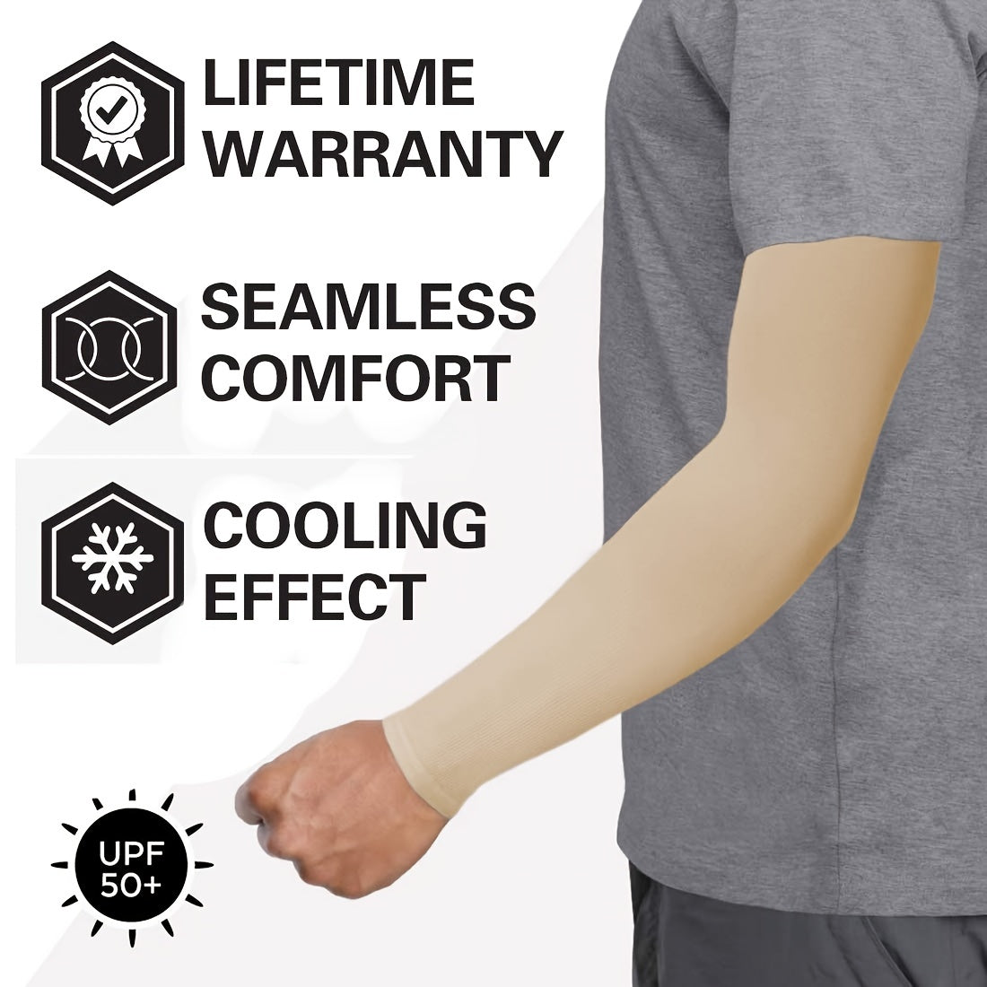 UV Protective Cooling Arm Sleeves for Outdoor Activities