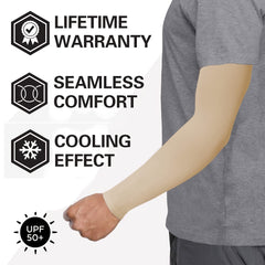 UV Protective Cooling Arm Sleeves for Outdoor Activities