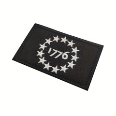 1776 Military Embroidered Patch for Jackets Vests Hats