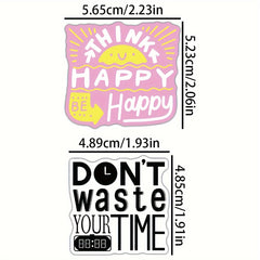 100pcs Inspirational Stickers Pack Positive Vinyl Quote Stickers