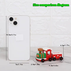 Mini Christmas Building Blocks Santa Elves Snowmen Train Characters