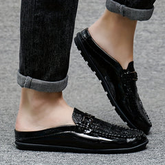 Men's Horsebit Loafers Comfy Non Slip Mules