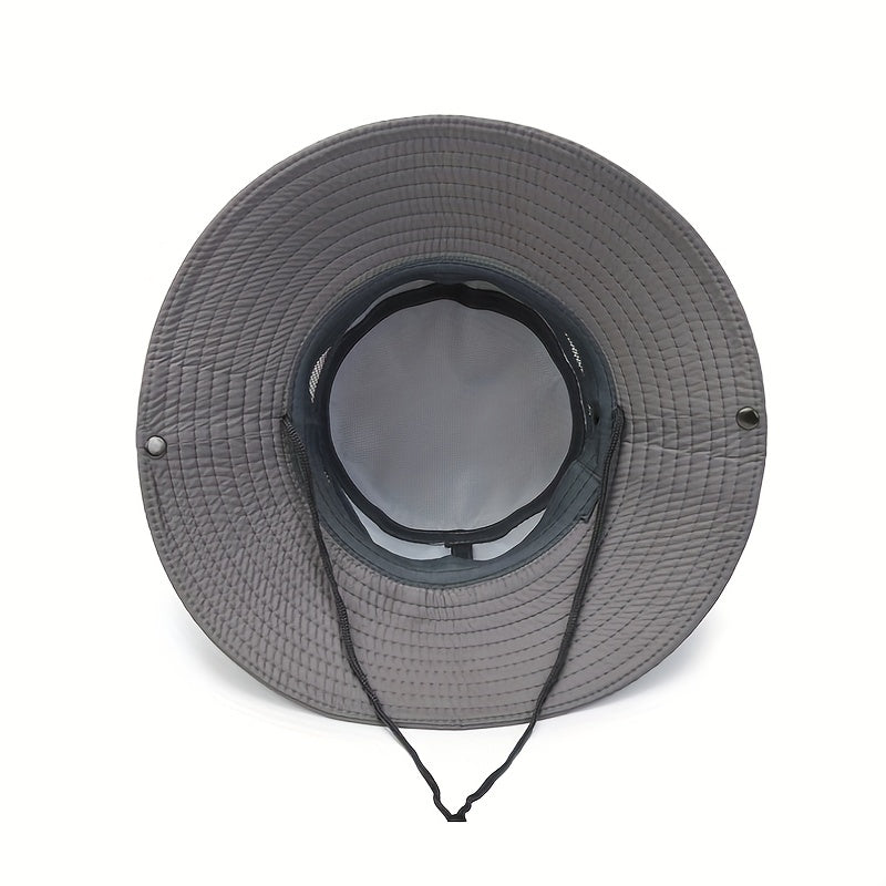 Outdoor Sun Hat Mesh Breathable UV Protection Big Brim Hat