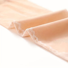 5 Pairs Semi Sheer Non Slip Socks Women's Stockings