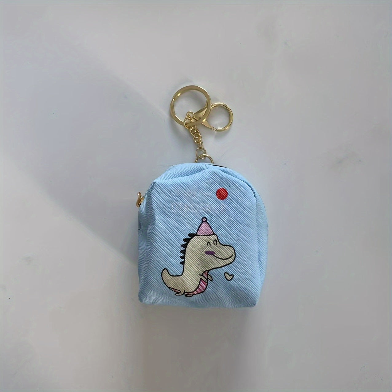 Small Dinosaur Coin Purse Portable Storage Bag for Outdoor Travel