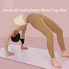 PU Non slip Yoga Mat For Men And Women Training