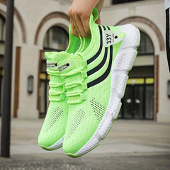 Men's Lace up Sneakers Athletic Shoes Lightweight Breathable