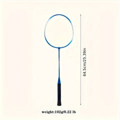 2pcs Aluminum Badminton Racket w/ Bag for Indoor/Outdoor Sports