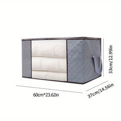 Blanket Storage Bags With Zipper Non Woven Large Organizers