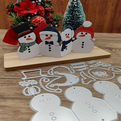 1pc Metal Cutting Dies Stencils for Card Making Snowman
