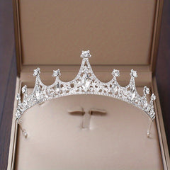 Rhinestone Crown Headband Tiara Wedding Hair Accessories