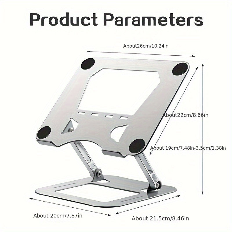 Notebook Stand Infinitely Adjustable Vertical Lifting Radiator Stand