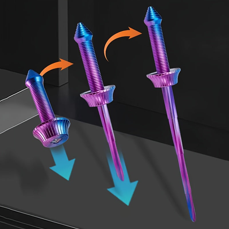 3D Printing Gravity Telescopic Spiral Samurai Decompression Toy