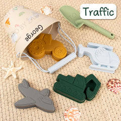 Silicone Beach Bathroom Travel Toys Set for Kids