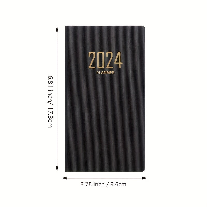 A6 English Daily Planner Notebook - Time Efficiency Management