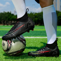 Kid's Spiked Football Cleats for Outdoor Training and Competition