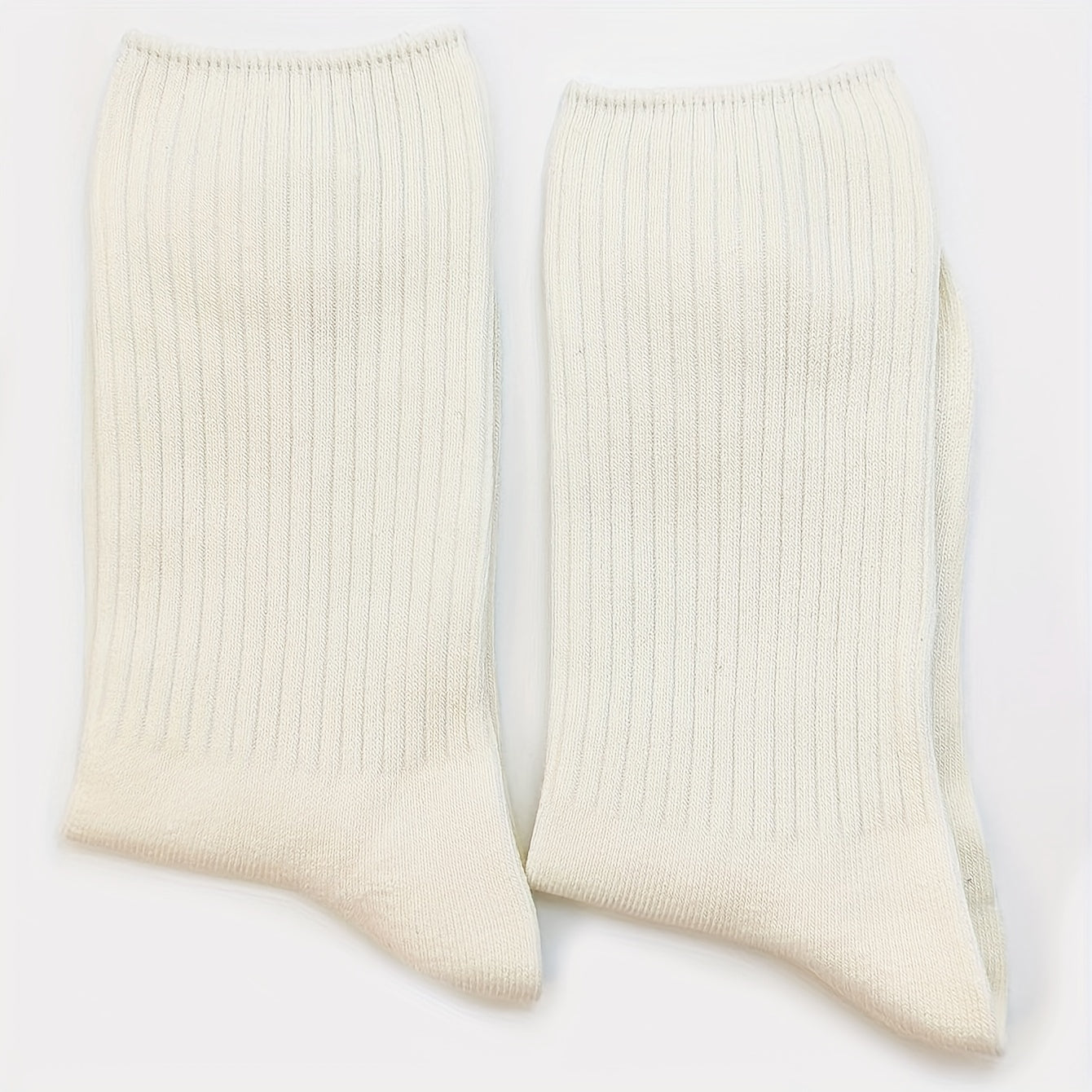 Solid Mid Tube Socks Women's Stockings