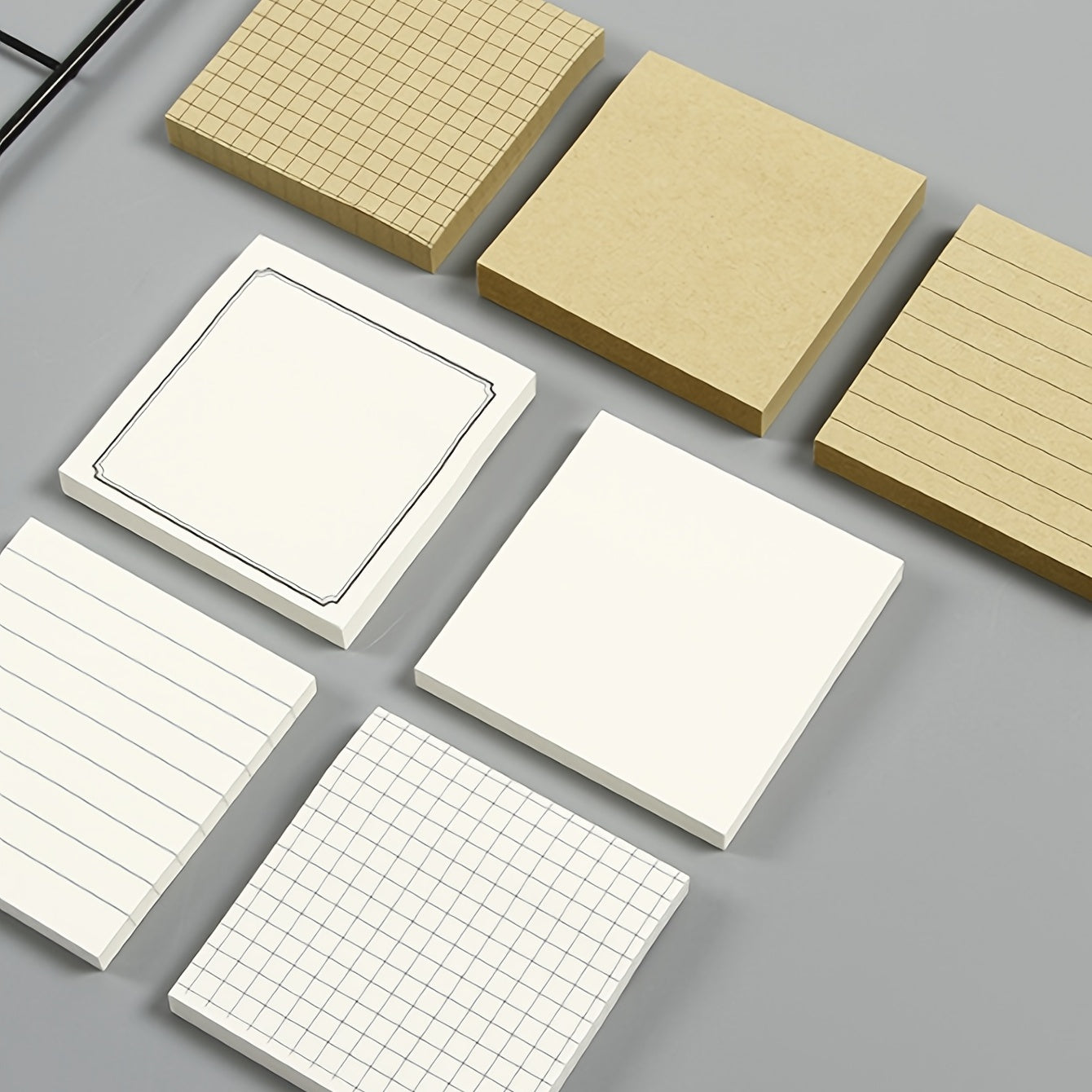 80 Sheets Sticky Notes Adhesive Strong Note Book with Horizontal Line