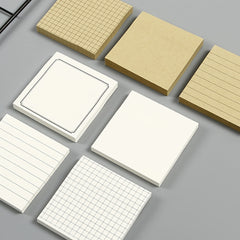 80 Sheets Sticky Notes Adhesive Strong Note Book with Horizontal Line