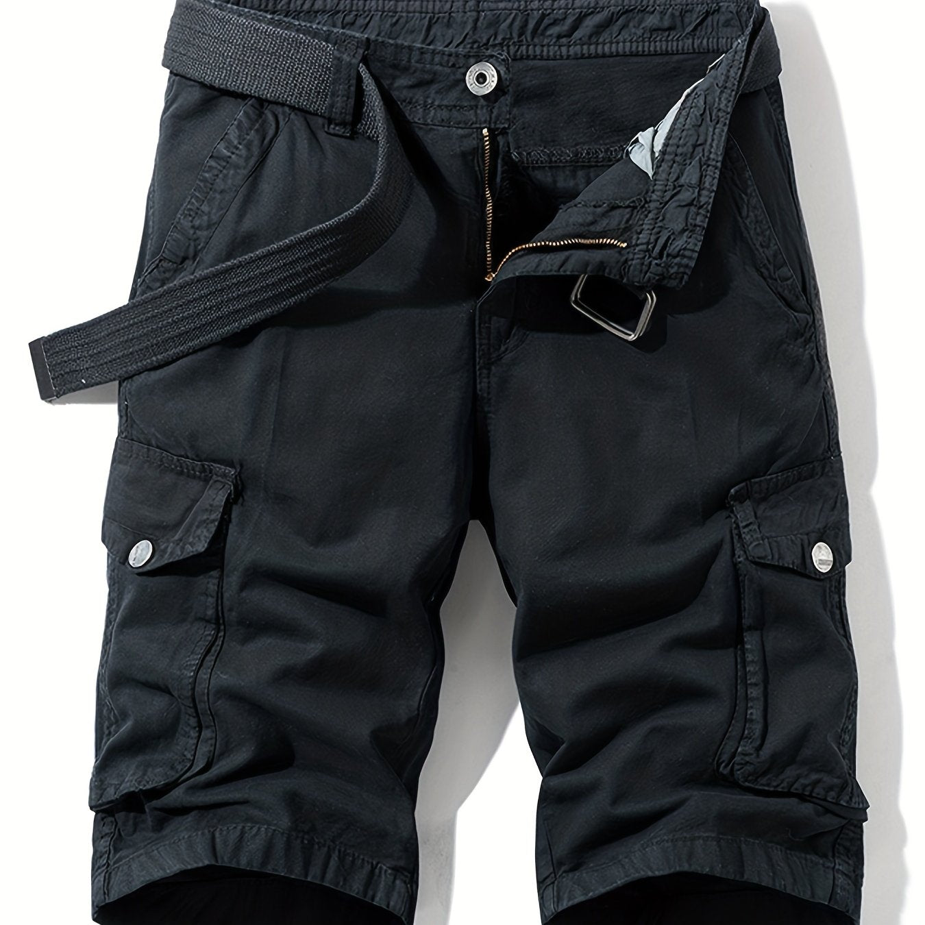Men's Cotton Cargo Shorts for Spring and Summer
