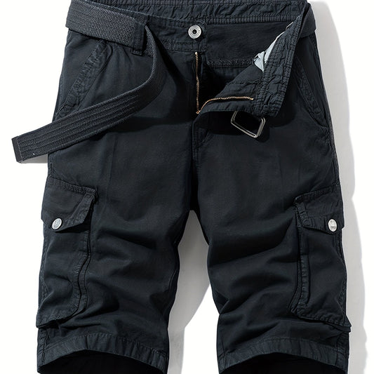 Men's Cotton Cargo Shorts for Spring and Summer