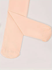 Stretchy Solid Footed Leggings Girls Comfy Ballet Leggings