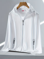 Men's Sun Protection Hooded Jacket for Outdoor Activities