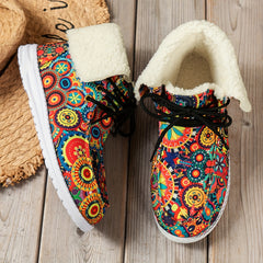 Women's Colorful Print Non-slip Sneakers
