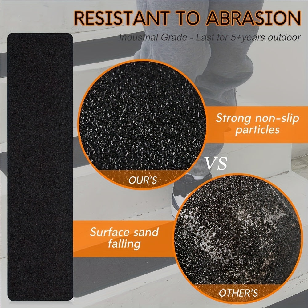 Non Slip Outdoor Stair Treads - Anti Slip Grip Tape Adhesive Strips