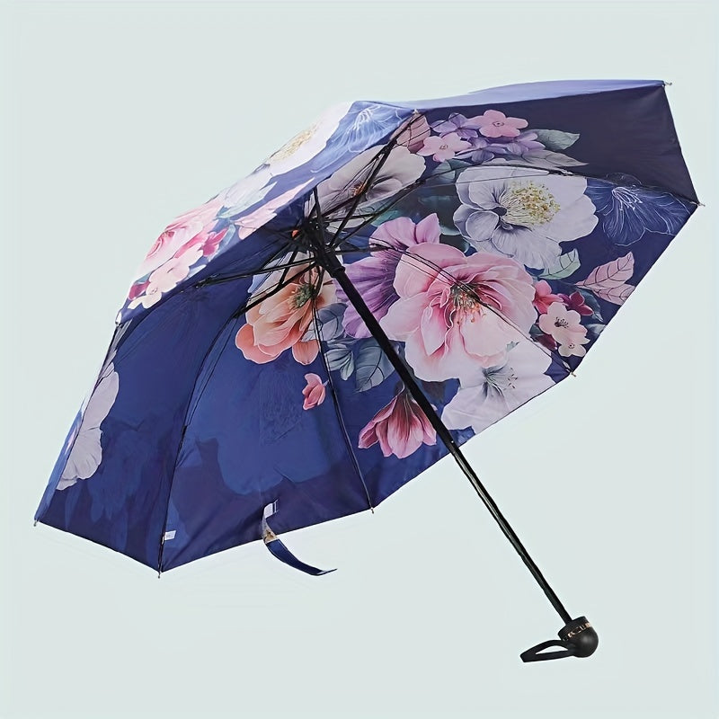 Double Layer Double Sided Printed Umbrella Sunscreen UV Protection Sunshade