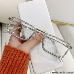 Sparkling Crystal Glasses Transition Sunglasses