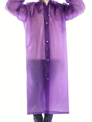 Reusable Rain Ponchos for Adults Waterproof Raincoats Women Stay Dry