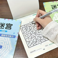 Brain Boosting Maze Training Book for Halloween & Christmas