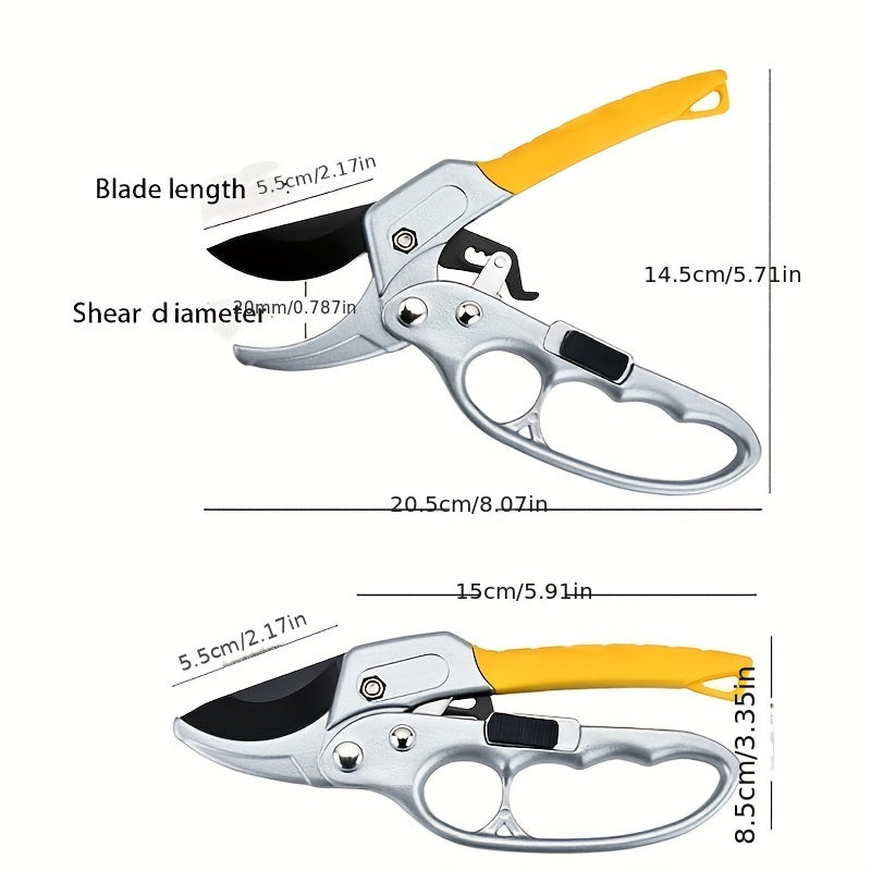 Manual Pruning Shears Garden Tool Labor Saving Sharp Iron Cutting Trimming