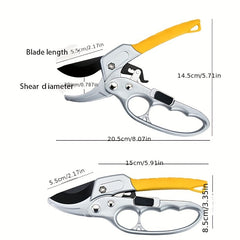 Manual Pruning Shears Garden Tool Labor Saving Sharp Iron Cutting Trimming