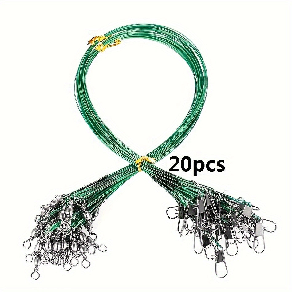 20pcs Steel Wire Anti Bite Wire Fishing Accessories