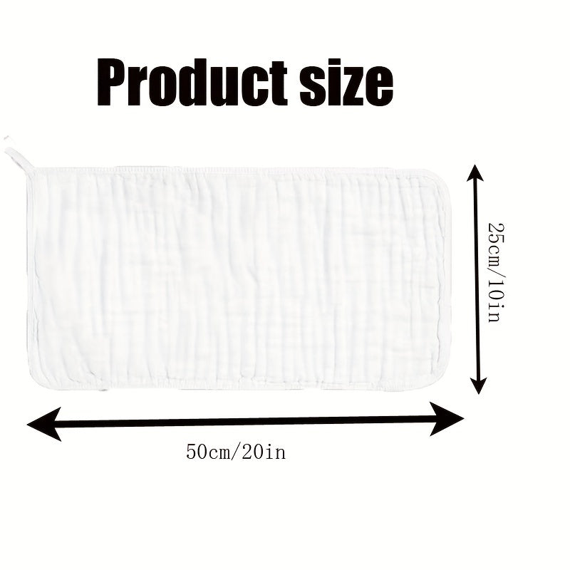Soft 100% Cotton Burp Cloth for Newborns - Extra Absorbent Baby Towel