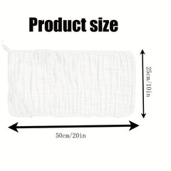Soft 100% Cotton Burp Cloth for Newborns - Extra Absorbent Baby Towel