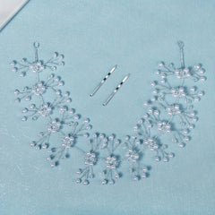 Crystal & Faux Pearl Hair Band Bridal Wedding Headwear