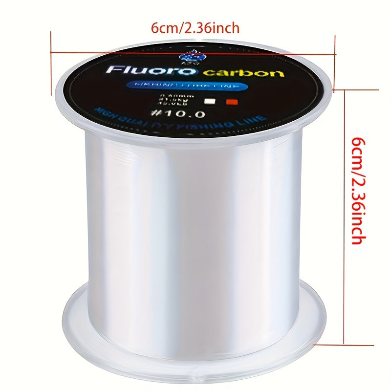500m Fluorocarbon Fishing Line Strong Nylon Carbon Fiber Leader for Fly Fishing