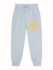 Graphic Print Joggers Men's Casual Loose Fit Waist Drawstring Pants