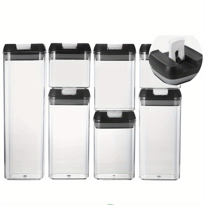 Square Food Storage Containers Airtight Jars Moisture-proof