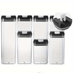 Square Food Storage Containers Airtight Jars Moisture-proof