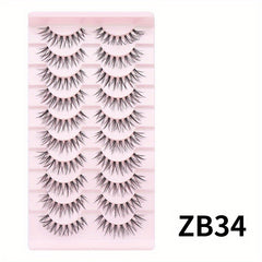 Cat Eye False Eyelashes Natural Look Segmented Curling False Eyelashes
