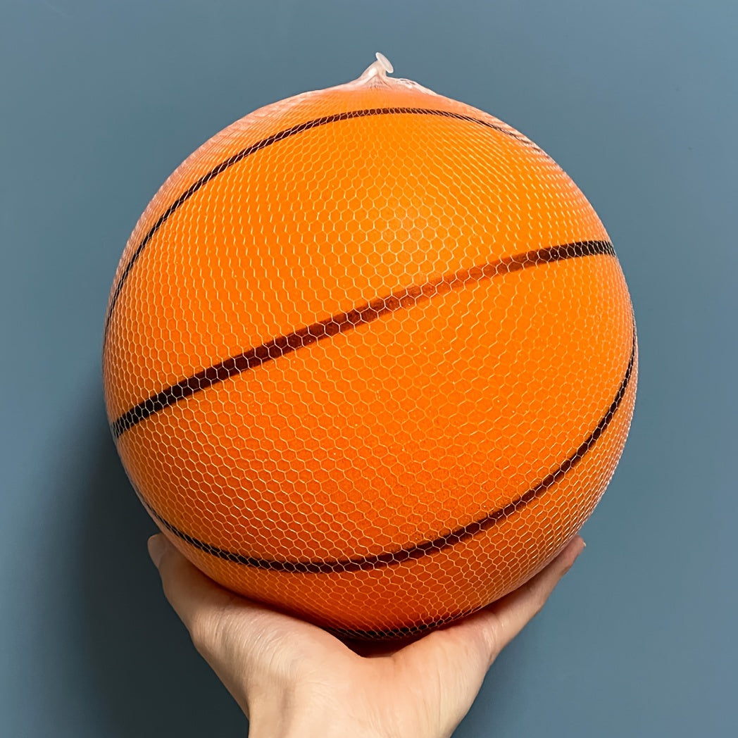 Silent Basketball Size 5 Orange Stripes Soundless Indoor Training