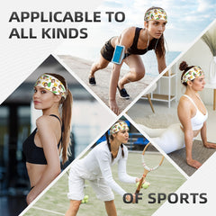 Custom Face Sport Headband Sweatproof Hairband Personalized Photo Soft Sweatband