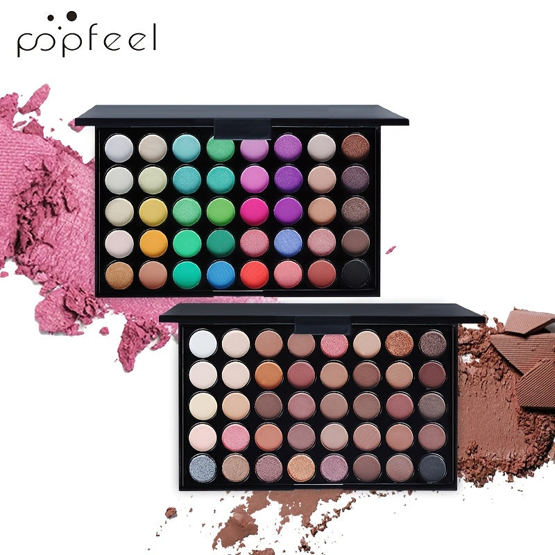 40 Colors Eye Makeup Palette Matte Shimmer Metallic Eyeshadow Palette