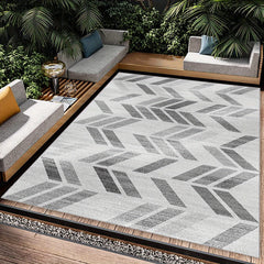 Geometric Pattern Carpet Anti Slip Machine Washable Large Living Carpet