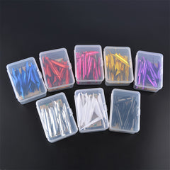 50pcs 4 57 Cm Spiral Feather DIY Spiral Feather Competitive Bow Feather
