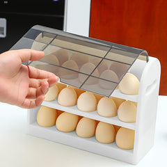 3-tier Egg Storage Box for Refrigerator, Side Door Container